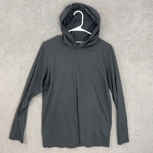 Nike Dri-FIT Gray Hooded Long Sleeve Mens size‎ Small Athletic Hoodie Shirt